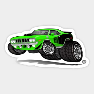 71 Hemi Cuda Shaker Sticker